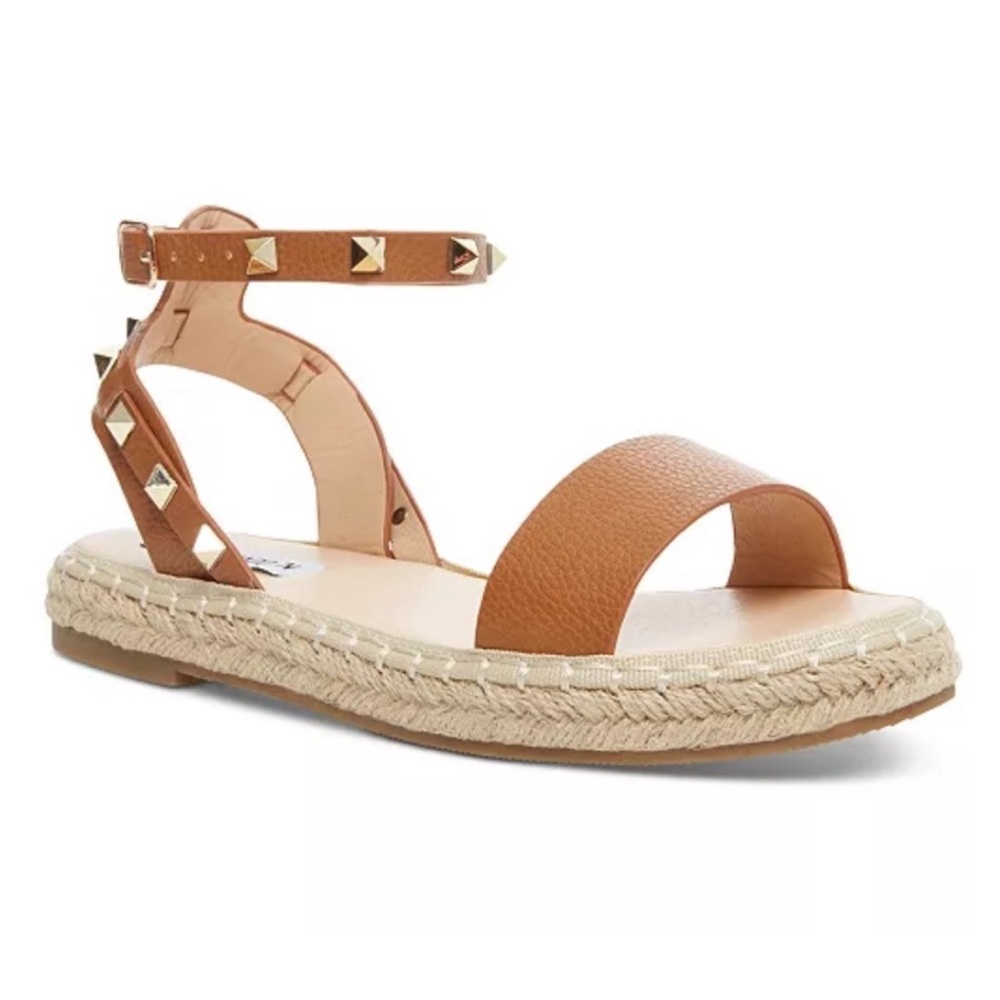 Brown Studded Espadrilles